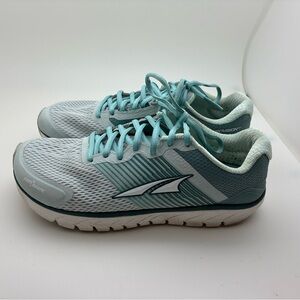 Women's Altra Provision Running Shoes - Teal and White